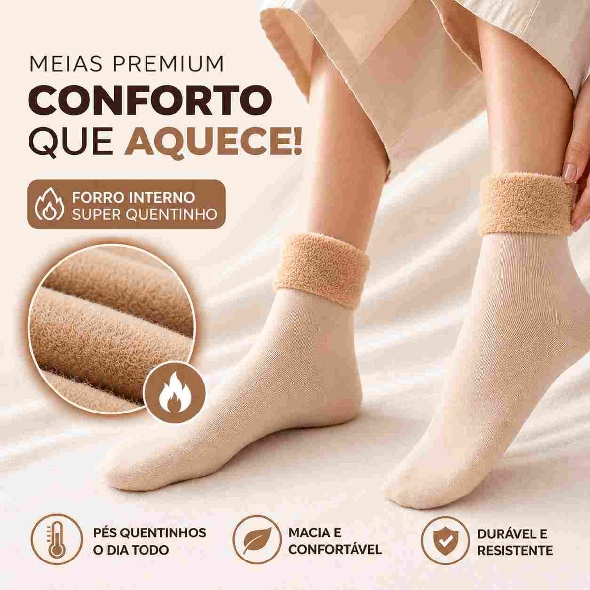 Meia Nuvem Premium - Pague 3 Leve +3 Grátis *OFERTA RELÂMPAGO*