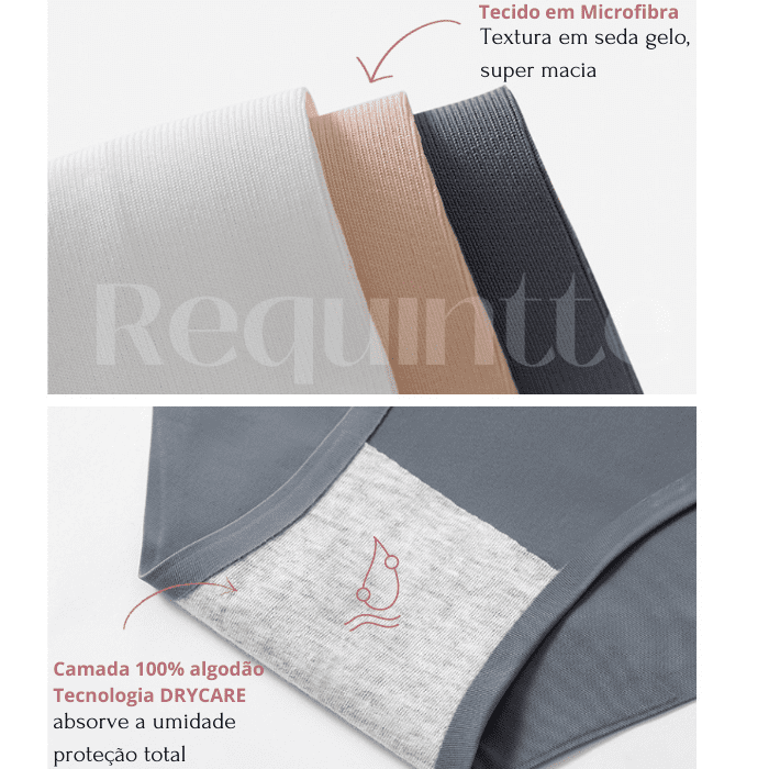 Calcinhas ComfortPlus [LEVE 10 PAGUE 5]