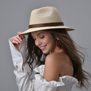 Chapéu Feminino Panamá de Palha Margarette