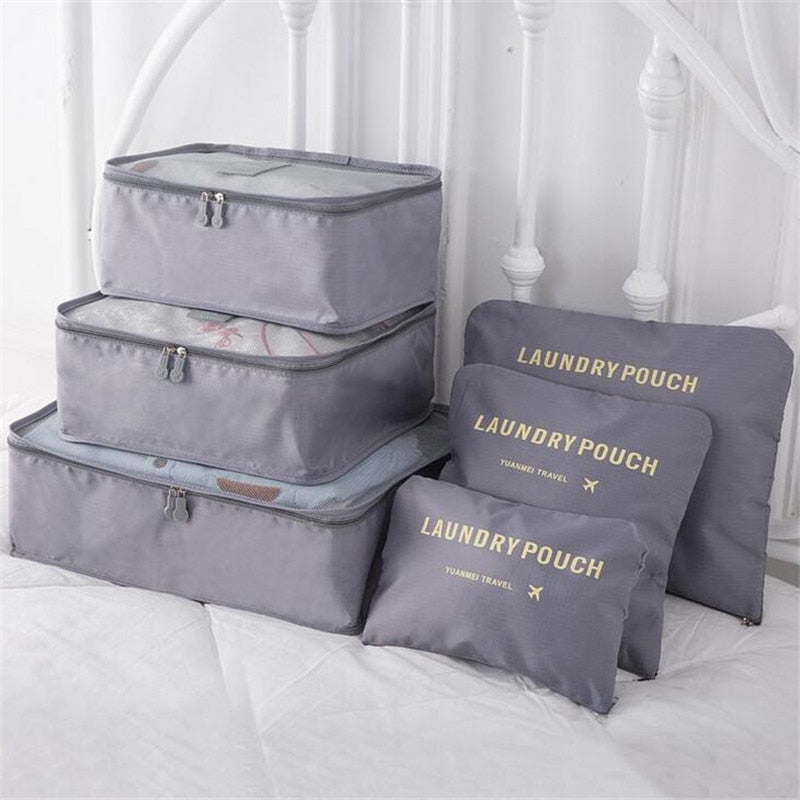 Bolsa para Viagem Travel - Kit 6 peças