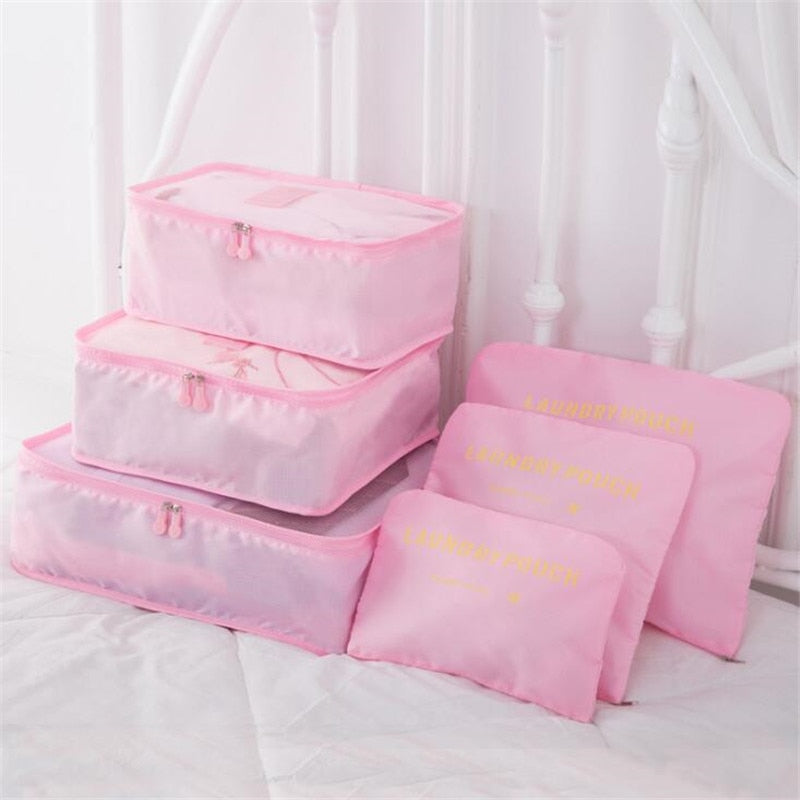 Bolsa para Viagem Travel - Kit 6 peças