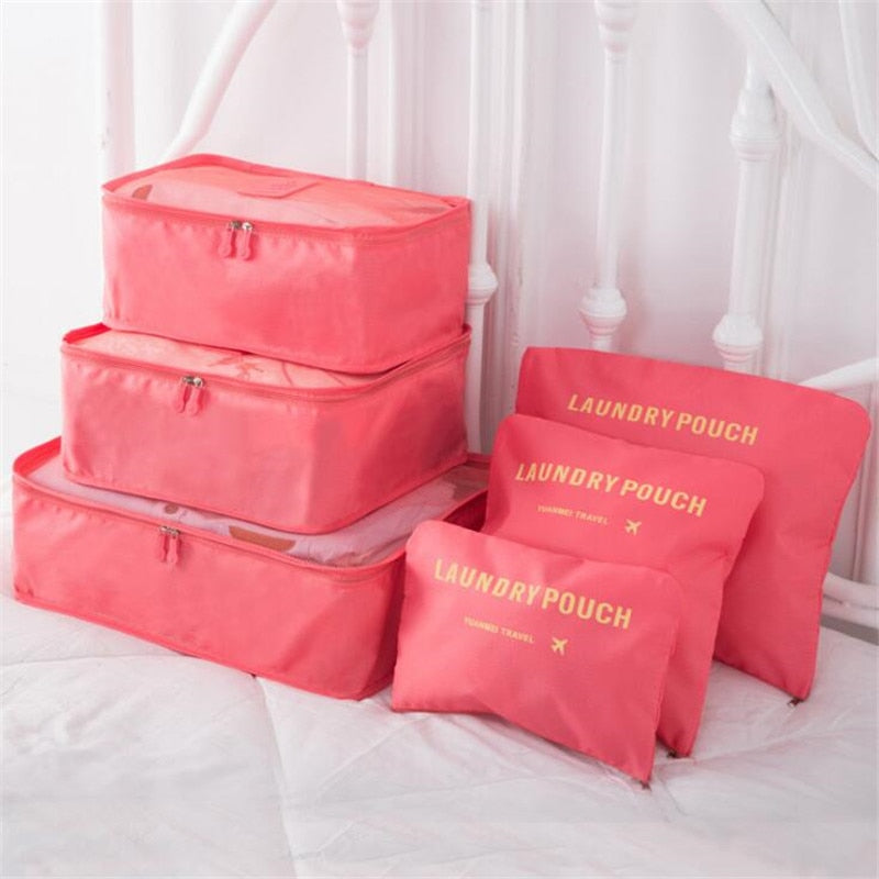 Bolsa para Viagem Travel - Kit 6 peças