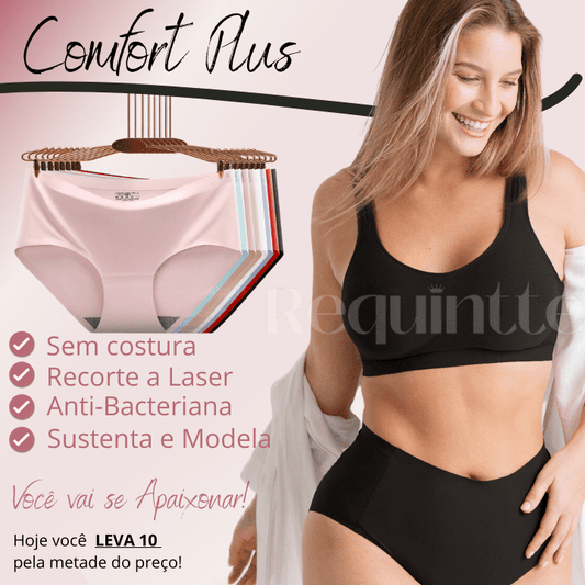 Calcinhas ComfortPlus [LEVE 10 PAGUE 5]