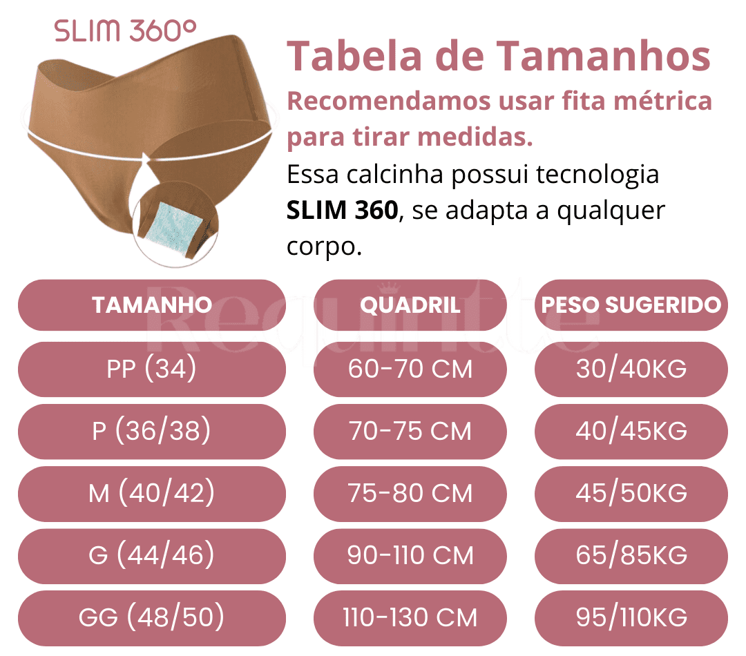 Calcinhas ComfortPlus [LEVE 10 PAGUE 5]